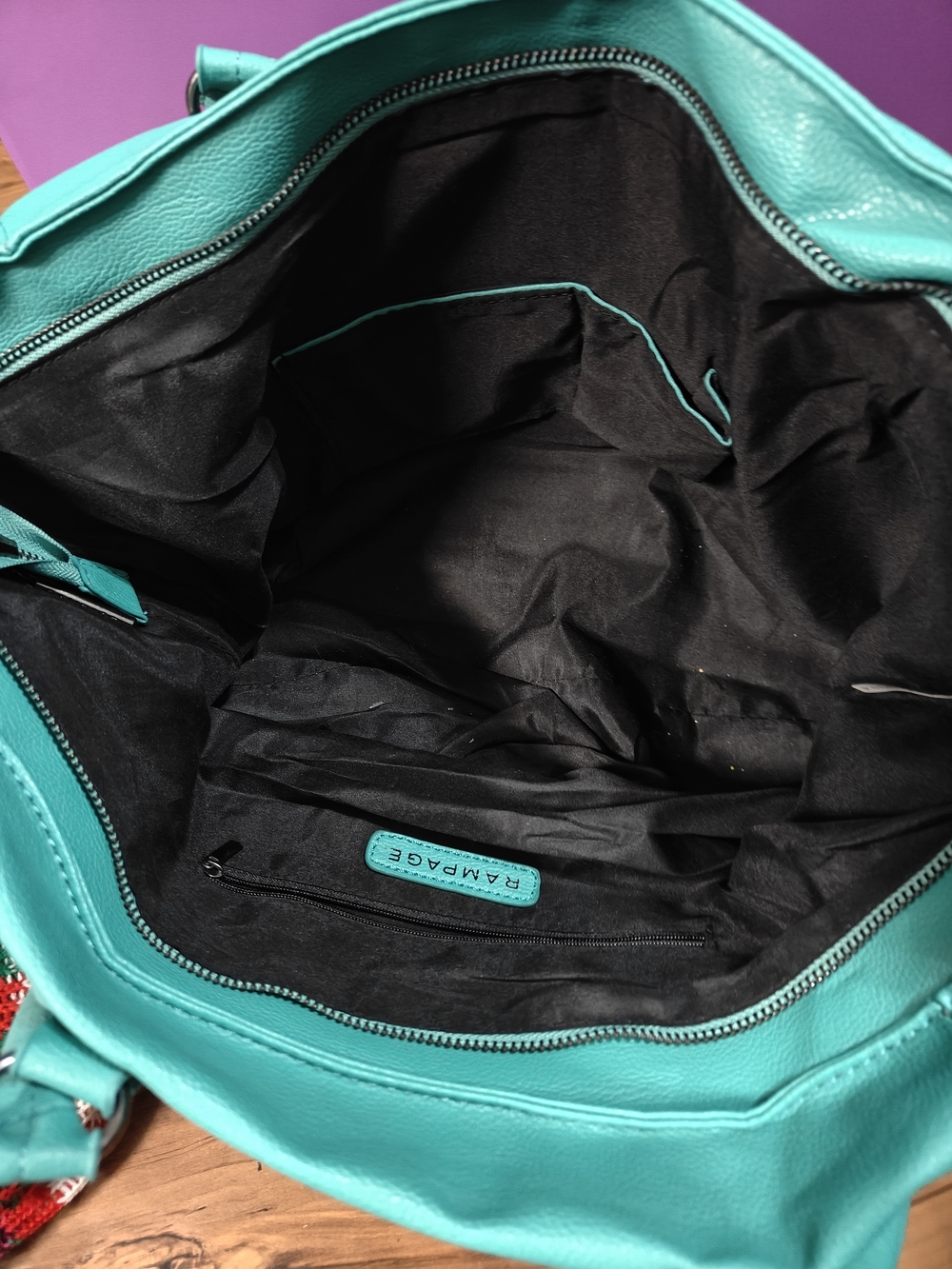 Rampage Turquoise Studded Tote Bag - Women - Picture 3 of 3